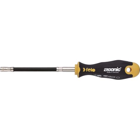 Destornillador Felo ergonic flexible shaft eje flexible mango ergonómico (1/4)