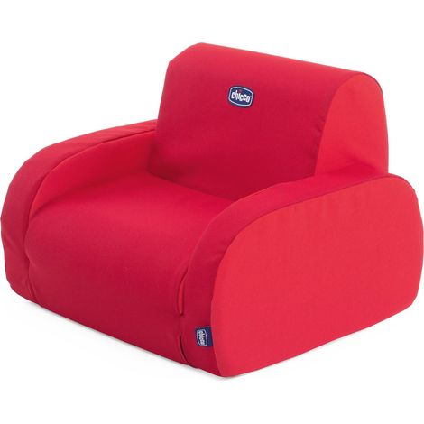 Chaise pour Enfant Convertible en Chaise Longue et Canap, 3 Configurations, Confortable et Légère, Transformable en 1 Geste, pour Les Enfants à Partir de 12 Mois (1/5)
