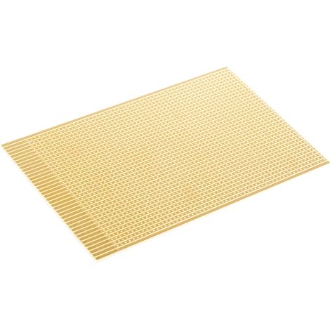 Carte à matrice, Single Sided au pas de 2.54mm, 160 x 100 x 1.6mm, 35µm, FR2 ( Prix pour 1 )