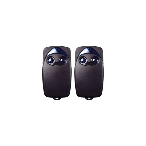 2 s de porte de garage électriques Flo2r-s 433,92 MHz à 2 boutons, compatibles avec les s de porte de garage Nice Remote TRIMEC (1/4)
