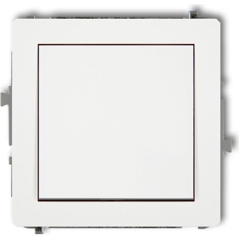 Meccanismo interruttore unipolare Deco, bianco opaco 25DWP-1