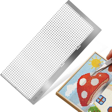 Règle en acier inoxydable COHEALI pour peindre des imitations de (1/5)
