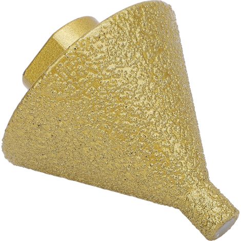 Fraise diamantée à chanfreiner 50mm M10 agrandissement trou ébardage meulage pour marbre quartz carrelage granit (1/5)