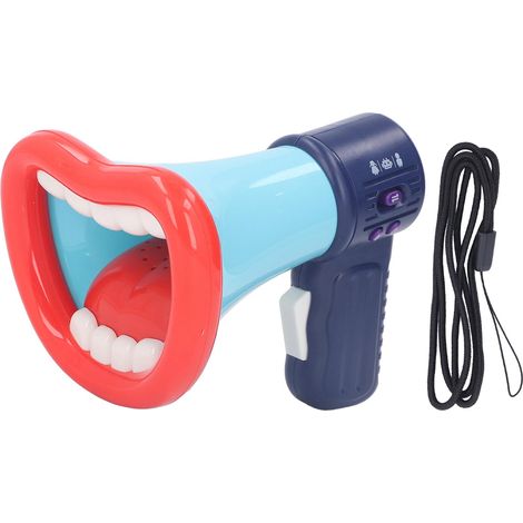 Haut-parleur Jouet Éducatif avec Effets Sonores Multiples et Lanyard Bleu pour Enfants (1/5)