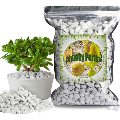 Perlite grossière pour Plantes (1 à 2 cm de diamètre), additif Naturel pour Le Sol, améliore Le Drainage et la Ventilation, favorise la santé du Sol et la Croissance des Racines (10L) (1/5)