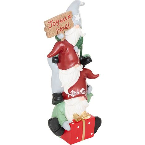 Lote de 3 gnomos navideños, 77 cm de altura - Feeric lights & christmas (1/2)