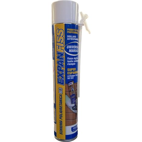 Expanfiss schiuma poliuretanica autoespandente ml 750 manuale