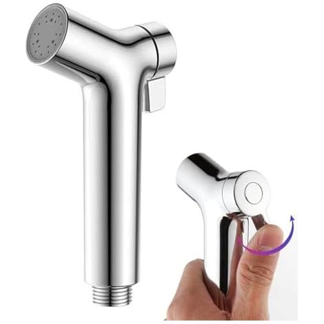 Pulvérisateur de Bidet à Main, Douchette Main WC Réglable Douche Toilette Portatif pour Hygiène Personnelle, Soins Nettoyage - (1/5)