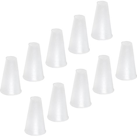 Lot de 50 bouchons coniques en silicone resistant haute température jusqu'a 250C pour obturation protection trous filetes et lisses (1/5)
