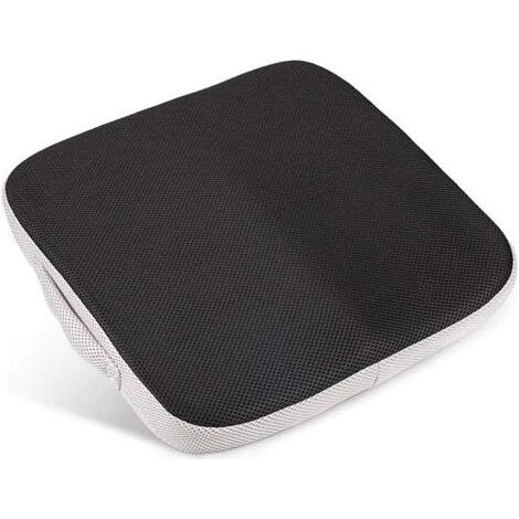 Coussin en Mousse à Mémoire Grand Coussin de Chaise en Mousse Visco-élastique avec poignée de Transport Idéal pour Chaise de Bureau et Fauteuil Roulant (1/5)