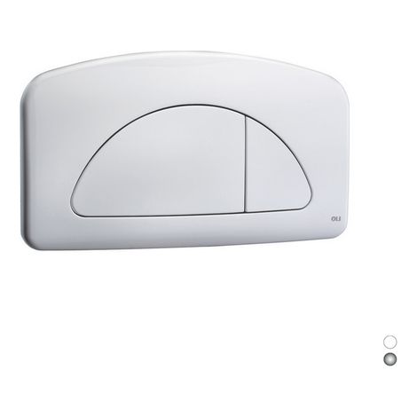PLACCA DUAL PER CASSETTE DIAMANTE E GIADA- Cromo- OLIVE- pezzi 1