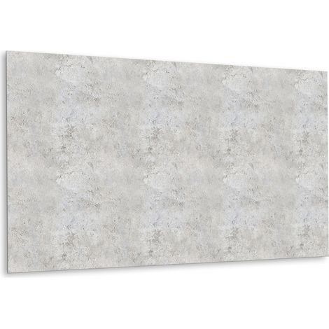 Panneau mural en vinyle autocollant - Lambris PVC - 100 cm x 50 cm - Texture du béton (1/5)