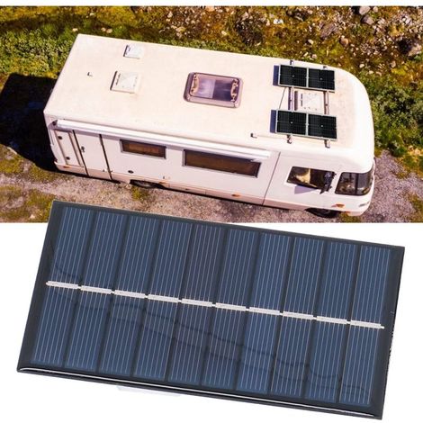 Panneau Solaire 1.2W 5V Polycrystalline Class A pour Voitures, Camping-Cars, Navigation et Usage Extérieur (1/5)