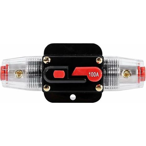 auto-disjoncteur De Rinitialisation (taille : 100a) De L'inverseur De Fusibles Pour La Voiture Marine Systme De Bateau De Protection-12v-24v (1/5)