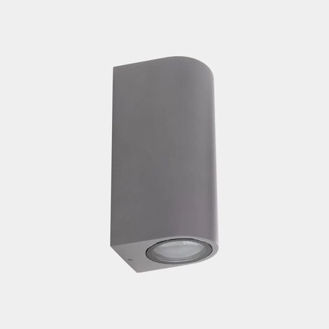 [NEUWERTIG] B-Ware Leds C4 Außenwandlampe Leuchte Eko Double Grau Hauptbeleuchtung Breite 7 Cm Alu