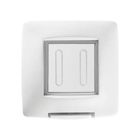 PLAQUE ÉTANCHE 2P IP55 TITANE GEWISS GW16702VT