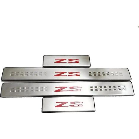 Seuil de porte pour MG ZS 2017-2024 - Protection de seuil de porte - Pièces automobiles (Taille unique, rouge) (1/5)