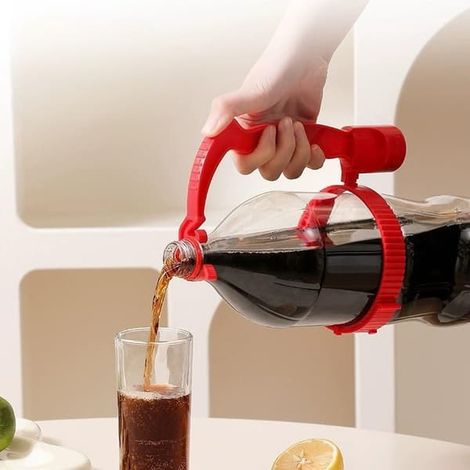 Verstellbarer Griff, integrierter Flaschenöffner – multifunktionaler Halter für Öl- und Getränkeflaschen mit Verschlusskappenhalterung – strapazierfähiges PP- und TPE-Material (1/5)