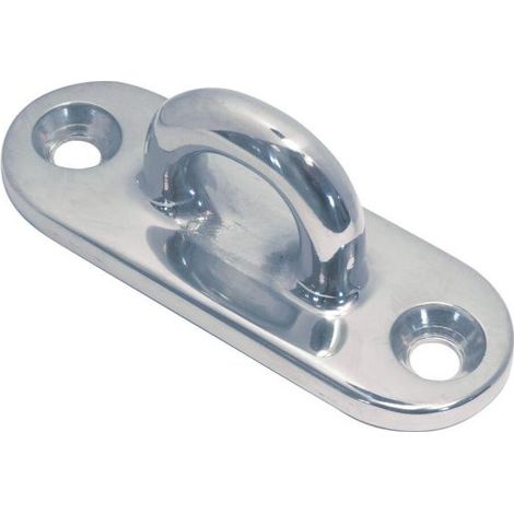 Pontet à platine OVALE 75X22 Inox A4