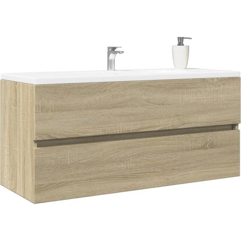 vidaXL Mobile Lavabo Bagno Rovere Sonoma 100x38,5x45 cm in