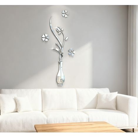 Sticker mural - Sticker mural 3D Vase - 60x120cm - Convient pour la décoration de la chambre et du salon (1/5)