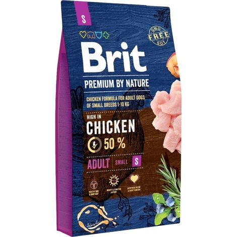 Poulet Brit Premium By Nature Adulte Petit 3 kg (1/2)