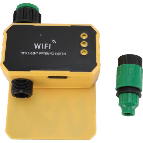 Ortviai Minuterie d'arrosage solaire WiFi pour balcon et jardin – Programmable, détection pluie (1/5)