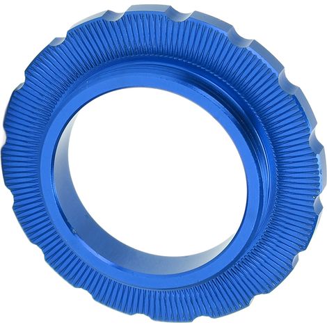 MEIJUN Collier de Serrage Centerlock pour Roues VTT, Axe à Tonneau et Disque de Frein - Bleu (1/5)