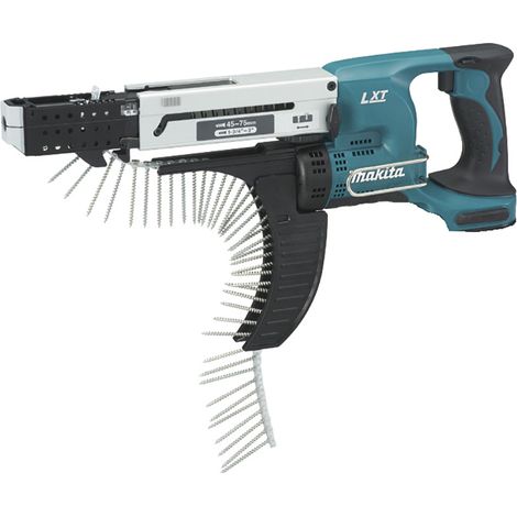 Makita – Visseuse à plaque de plâtre 18V Li-Ion – Moteur quadripôle – Vissage rapide en série – Pour vis jusqu'à 75 mm – DFR750Z (1/8)