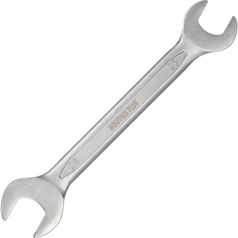 Chiave aperta Plus 25x28 in acciaio al cromo vanadio DIN 3110 (1/4)