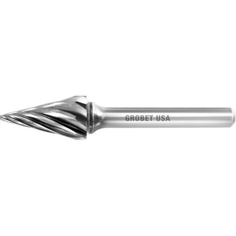 FRESAS ROTATIVAS M/DURO CONICA P/ALUMINIO 12.7 MM. MANGO 6 MM.