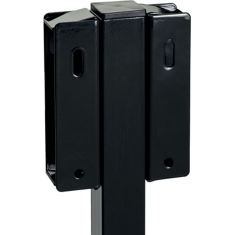 JVD - Adaptateur double support sacs JVD Compatible poteau à sceller Fabriqué en Italie - Matériel professionnel