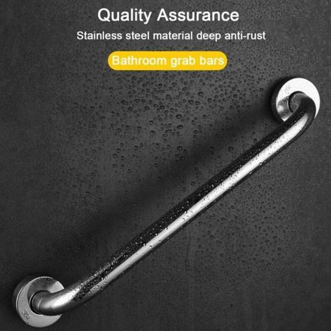 2 Pcs Acier Inoxydable Barre D'appui de Bain,Barre D'Appui En Inox Murale Robuste Poignée,Barre D'Appui INOX Poignée, Sécurité G (1/5)
