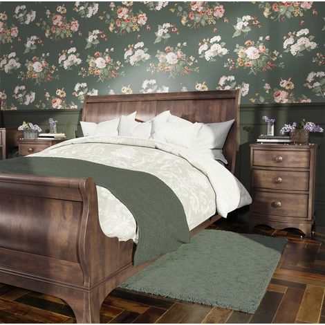 Papier peint intissé Laura Ashley Rosemore Fern 1005 x 52cm Multicolore (1/5)