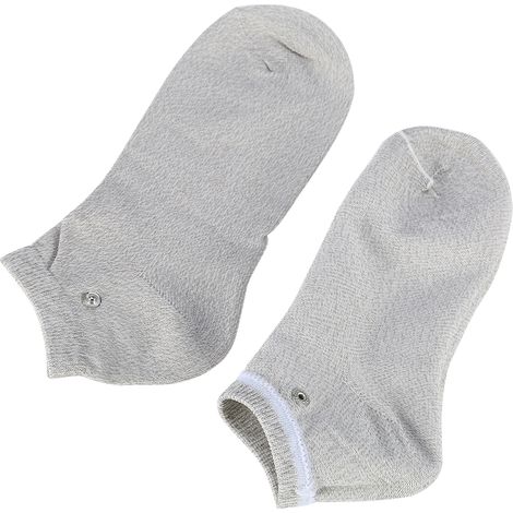 paire de chaussettes de massage conductrices pour soulager la douleur grâce à des électrodes (modèle court) (1/5)