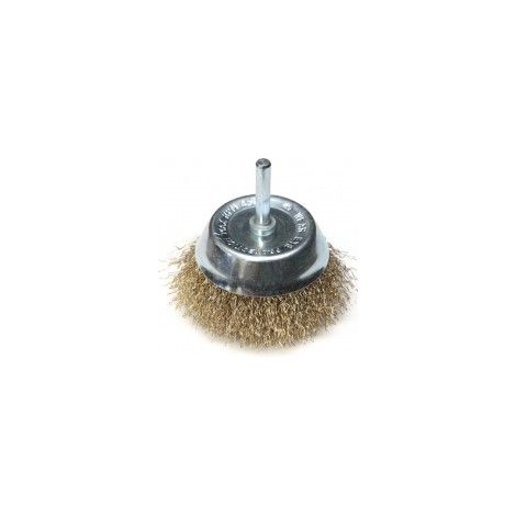 Spazzola per trapano a tazza in filo di ottone