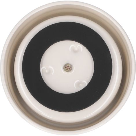 Minuteur de cuisine mécanique, horloge ronde pour cuisiner et étudier, gestionnaire de temps pour étudiants, blanc (1/5)