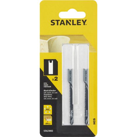 Piranha/Stanley Sta23002 (X23043) 2 Lame Legno Fres.T/Cur. Att. Ad U (1/2)