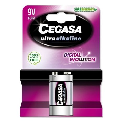 Pila Alcalina CEGASA Evolution  6LR61 9V