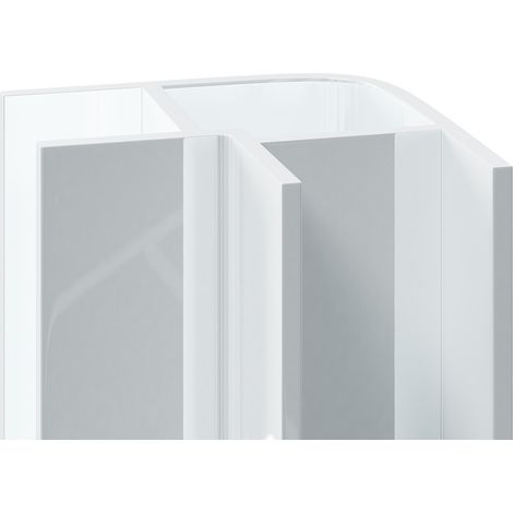 WholePanel 10mm White Aluminium Wall Panel External Corner Trim (1/5)