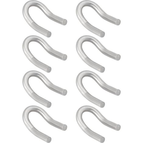 Crochets à Ressort en Acier Inoxydable 304 Compatible avec Silencieux d'échappement Moto Crochets Soudage de Remplacement en U Languettes de Boucle (2,2x1,3cm) (1/5)