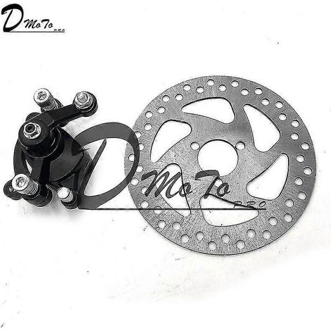 Kit de frein à disque arrière 140 mm avec étrier et disque de friction pour mini-moto tout-terrain à essence 49 cm3, scooter électrique et quad. Compatible avec freins arrière et disques.