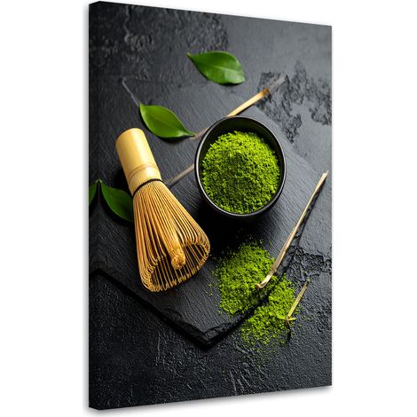 Wandbild Matcha-Tee 70x100 cm (1/5)