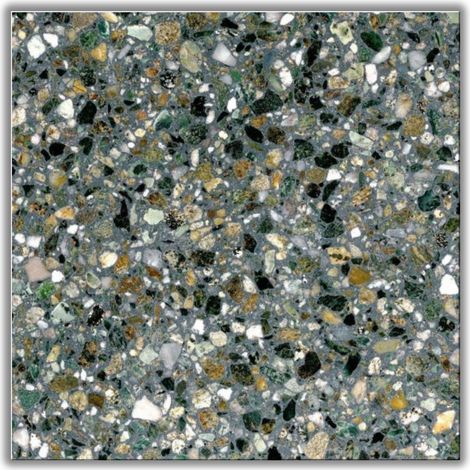 Véritable Carreau Terrazzo NOTTE 40x40 cm boîte de 0.96m2 Adouci - Gioia Materia (1/2)