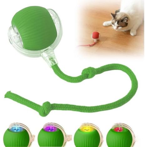 Balle roulante interactive pour chien, jouet pour chien à bille roulante amélioré , jouets interactifs pour chat, jouet automatique (1/4)