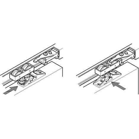 Garniture junior 80 z - Garniture : Kit avec rail de 2 ml - HAWA
