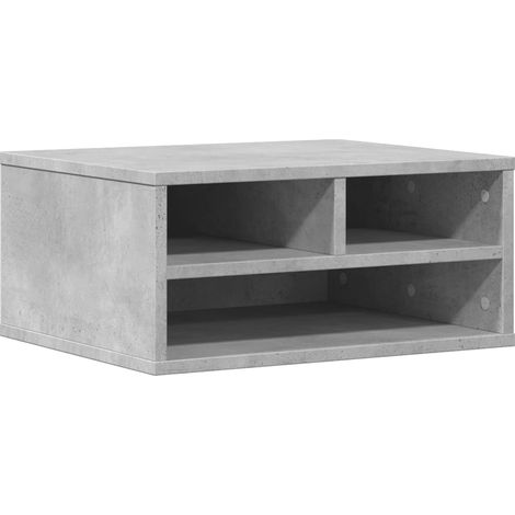 Maison Exclusive - Soporte impresora madera ingeniería gris hormi
