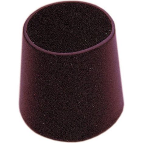 100 x SOTTOSEDIA A GOCCIA NERO P/TUBO 28 MM