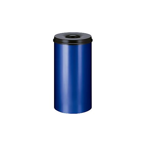 Papelera de seguridad  acero  autoextinguible  capacidad 50 l