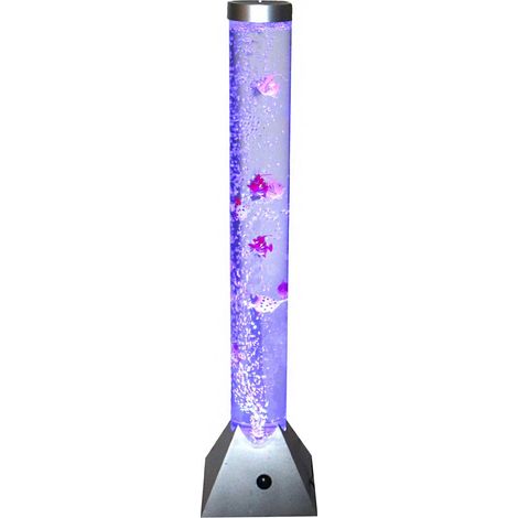 Oypla 90cm Colour Changing LED Water Bubble Fish Novelty Lamp (1/5)